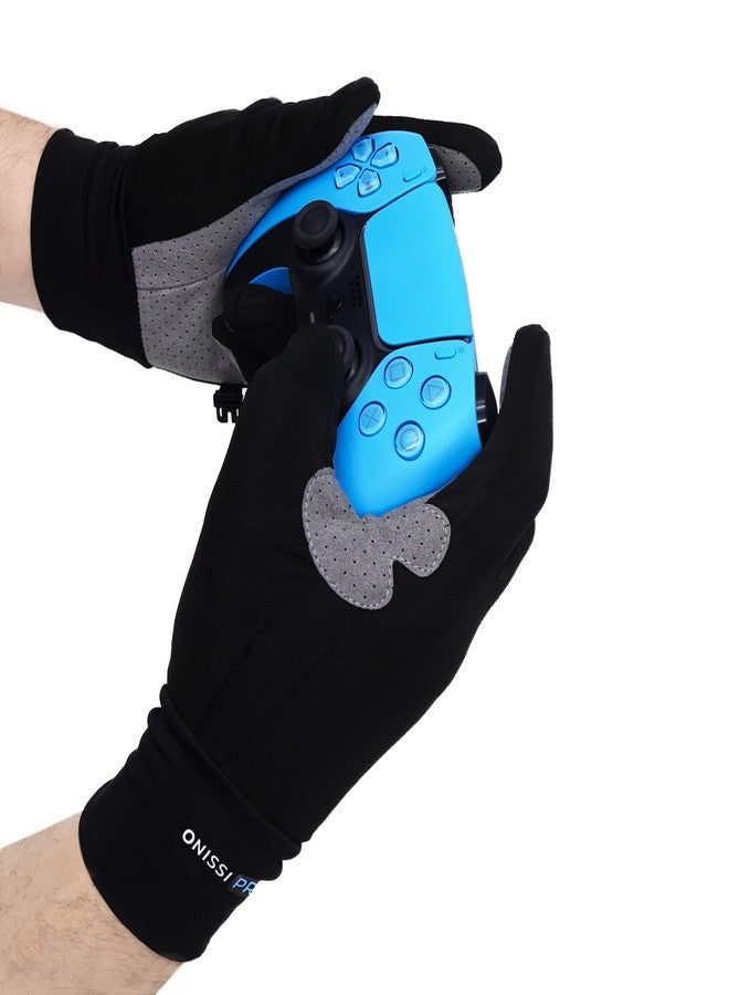 ONISSI Pro Gaming Gloves for Sweaty Hands | Sim Racing Gloves | Full Finger Gamer Grip for PS4/ PS5/Xbox/PC/VR/Sim Racer - Image 1